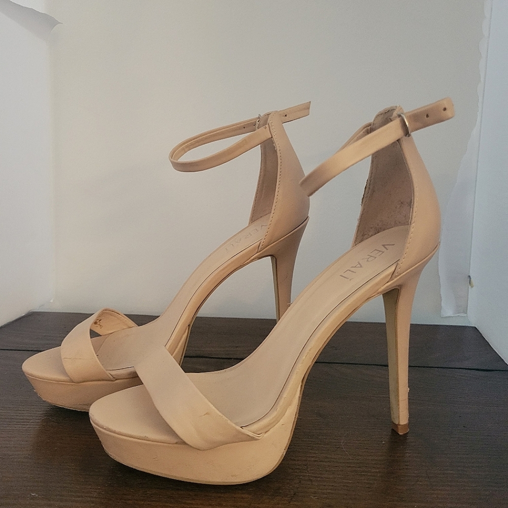 Nude Platform Heels
